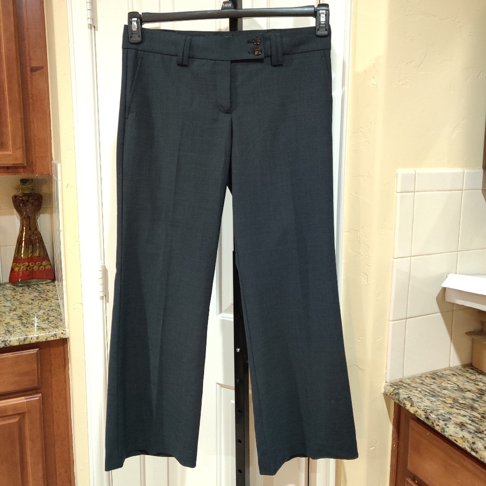 BCBGMAXAZRIA Dark Gray Career Pant